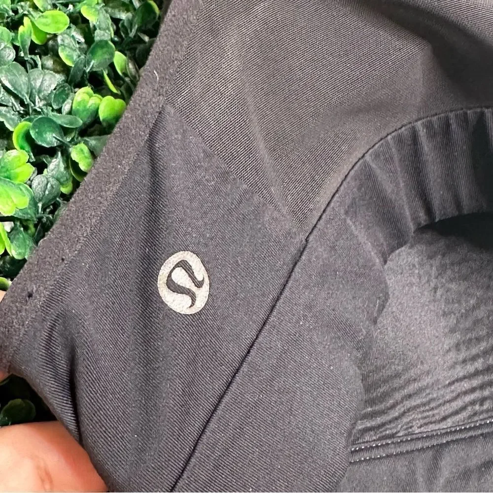 Lululemon Speed Up Bra Sz 8 C/D Active Sports Molded Black